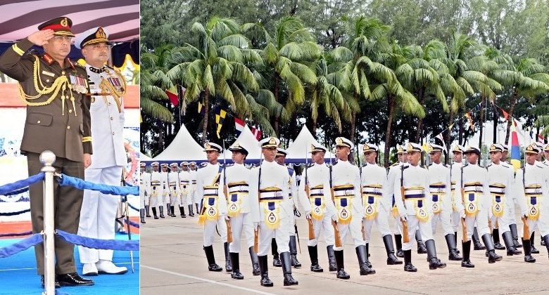 রাষ্ট্রপতি কুচকাওয়াজ শেষে নবীণদের উদ্দেশে ভাষণ